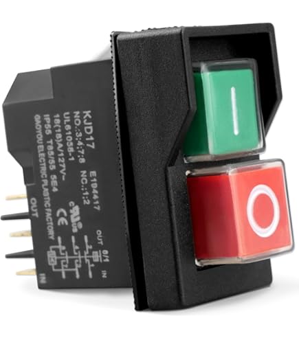 Replacement for DKLD LDZ-6-4 6-pin 18A 127V 5E4 IP55 T85/55 Push